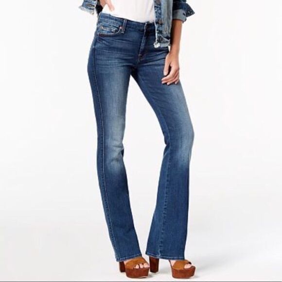 7 For all mankind retro bootcut zip up  jeans 26 - Picture 1 of 9
